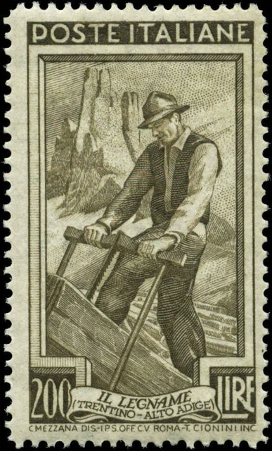 Italy Scott #567a Mint Never Hinged  Perf 14