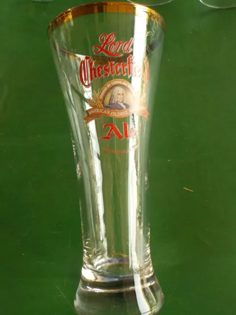 Yuengling Lord Chesterfield Ale Glass 7" tall  (AS 7)