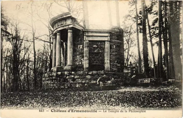 CPA Ermenonville - The Temple of Philosophy FRANCE (1020488)
