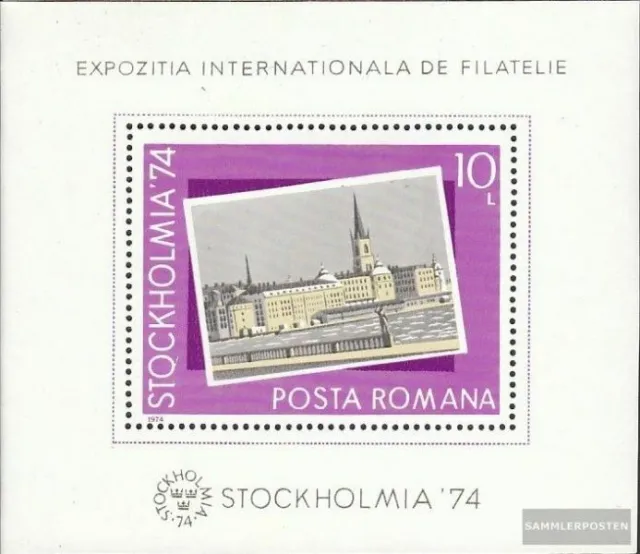 Rumänien Block116 (kompl.Ausg.) postfrisch 1974 Briefmarkenausstellung