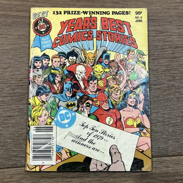 Best Of Dc Blue Ribbon Digest #5, Year's Best Comics Stories, 1980