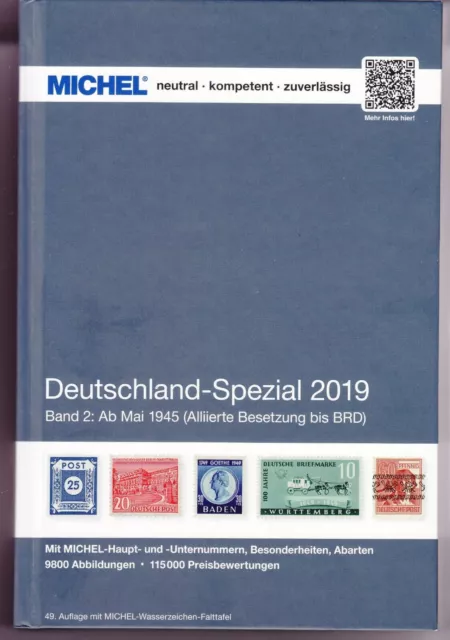 Michel Deutschland Spezial Katalog Band 2 (2019, gebrauchte Erhaltung)