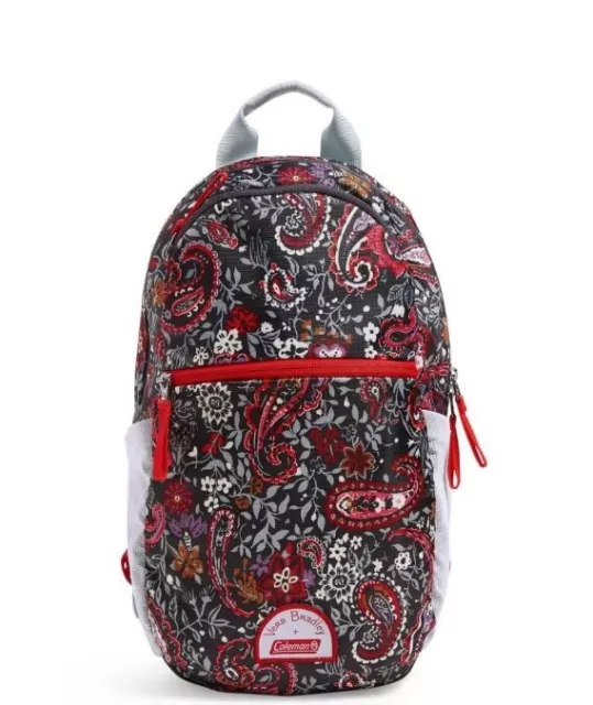 NWT Vera Bradley Coleman Large Daypack 15L Hydration Outdoor~Eden Paisley Gray