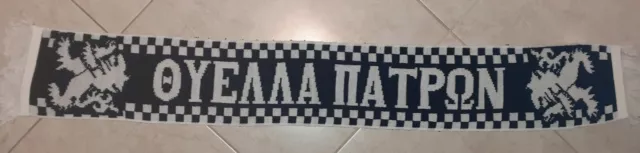 vv THIELA PATRON FC ΘΥΕΛΛΑ ΠΑΤΡΩΝ RETRO VINTAGE SCARF GREECE  BUFANDA SCIARPA