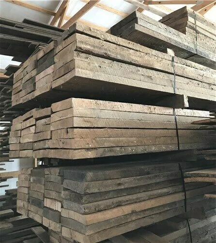 2 By Reclaimed Oak, Barn Wood Boards, Planks 3 to 7 LF Get Quote Before Buying x