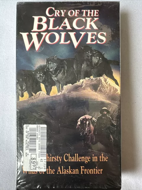 1990?s CRY OF THE BLACK WOLVES VHS Tape, COMPLETE/TESTED SEE PHOTOS (VHS80)