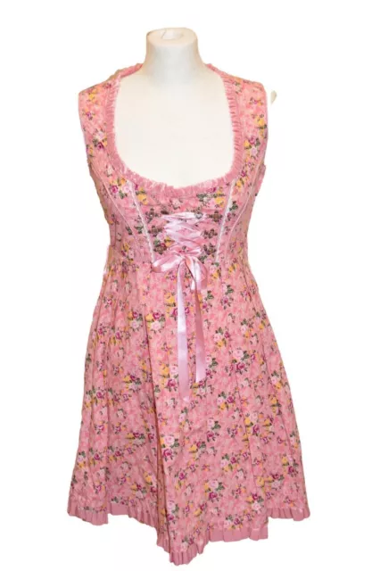 Cotton Dirndl dress Floral dress Oktoberfest dress Cottagecore dress Size S