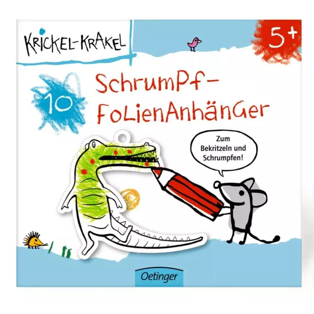 Oetinger - Krickel-Krakel Schrumpf-Folienanhänger / NEU OVP