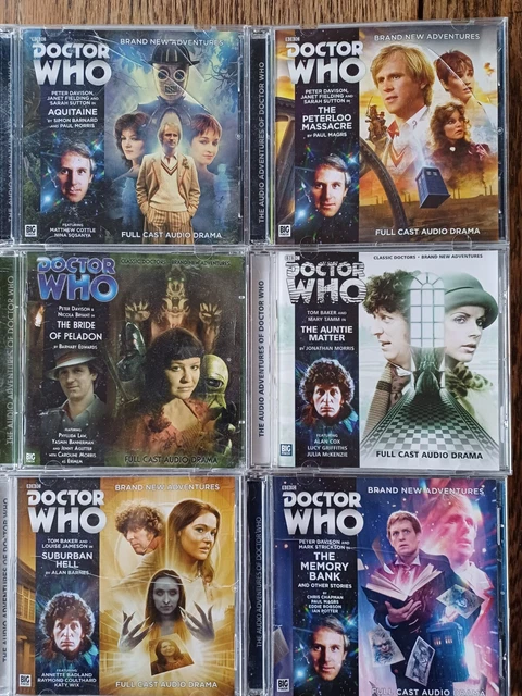 Doctor Who Big Finish 6 stories Auntie Matter Suburban Hell Memory Bank + more