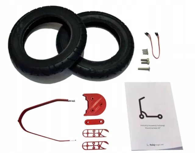 Kit complet pour convertir le scooter Xiaomi en pneus 10'' - WANDA 2 (Juin