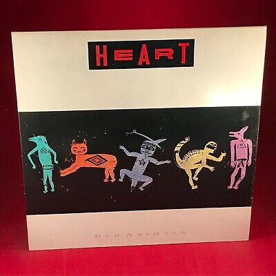 HEART Bad Animals 1987 UK Vinyl LP + INNER Who Will You Run To alone original E