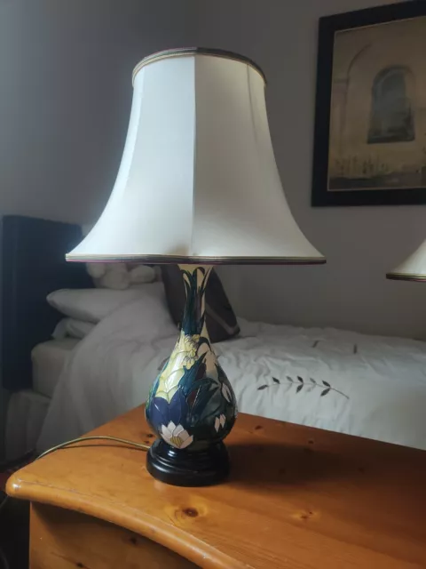 Moorcroft Table Lamp with Original Shade