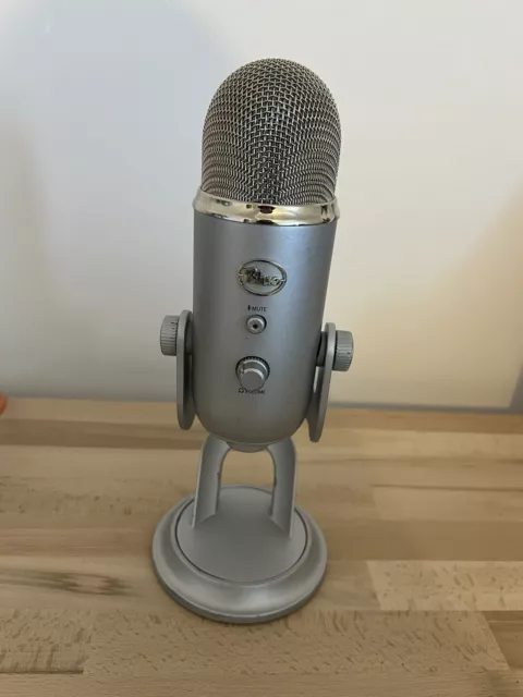 Blue microphone  Yeti Argent