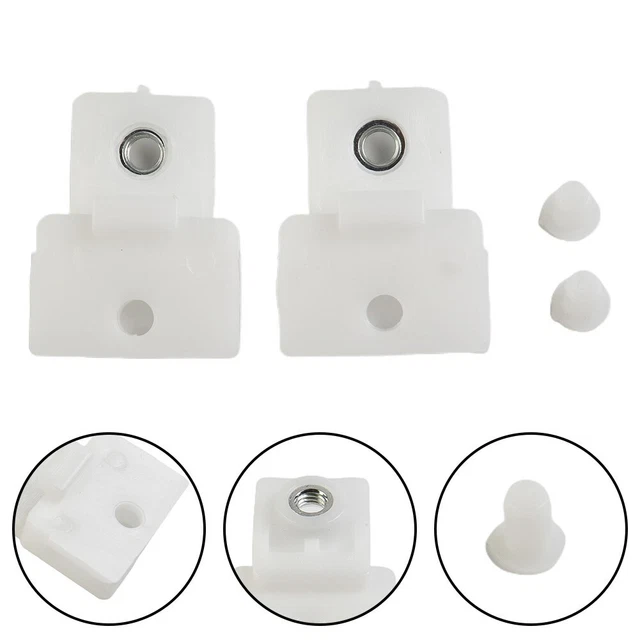 otorStorex - Front Door Glass Window Track Clips Glass Support for