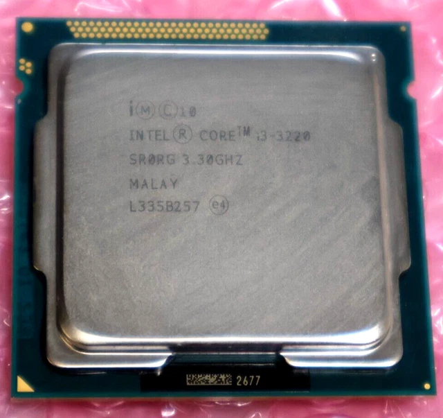 Intel Core I3-3220 3.30GHz Dual-Core Socket 1155 – Processore Usato SR0RG