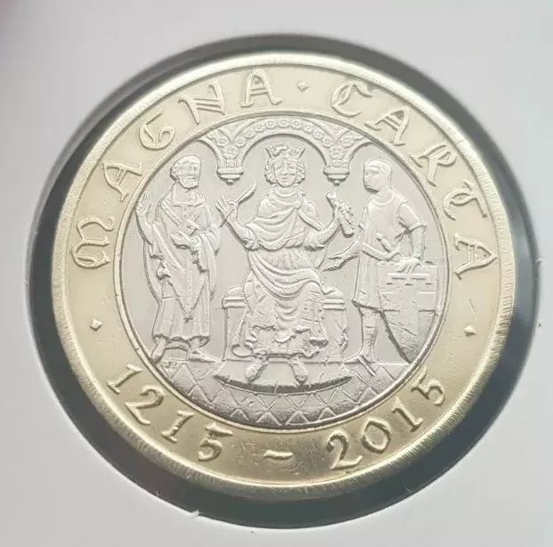 2015 Magna Carta 2pound Coin,in Great Condition