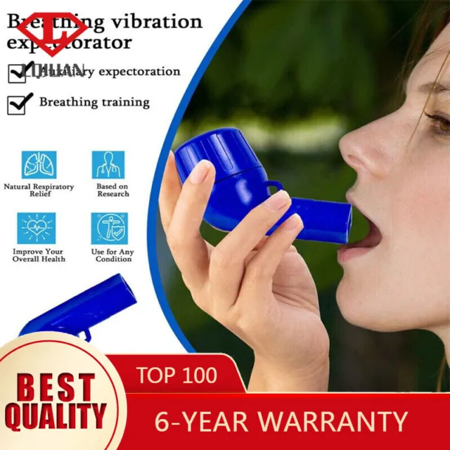 NEW Lung Trainer Device Breathing Exerciser Mucus Removal Health Recovery Aid UK