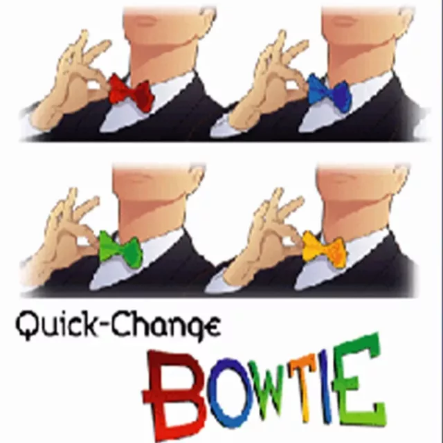 Magic Trick Quick Color Chaging Bowtie Colors Changing