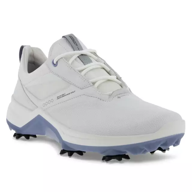 Ecco Femmes W Golf Biom G5 Dopés Golf Cuir Chaussures - Blanc - UK