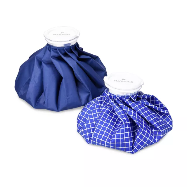 Magic Gel Poche de Glace en Gel avec Sangle - 28x14cm Lot de 2 - Poches de Froid