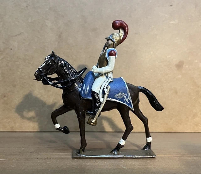 Soldat Lucotte Ancien – Flanqueurs Jeune Garde Impériale à La Charge – 1er Empire – Plomb Peint