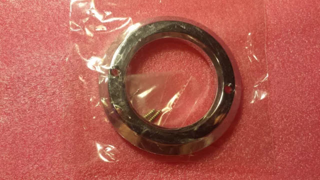 Maxxima M50305 Chrome 2" Round Plastic Grommet Cover for Clearance Marker Light