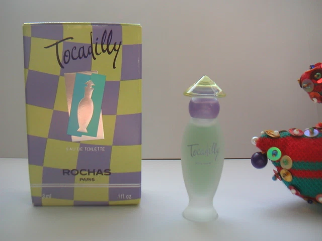 +PROMOTION++JOLIE MINIATURE TOCADILLY de MARCEL ROCHAS pleine + boite ...