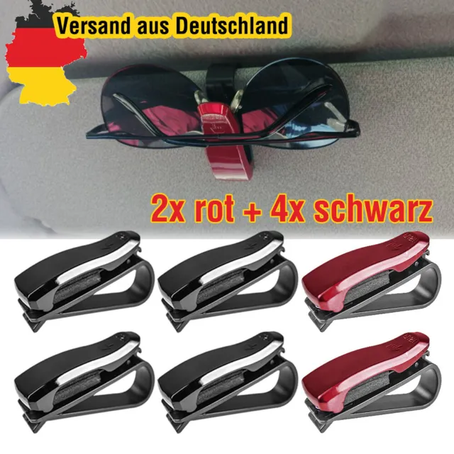 SCHWARZ AUTO SONNENBRILLENHALTER Sonnenbrille Box Case Visor Ticket  Organizer EUR 14,99 - PicClick DE