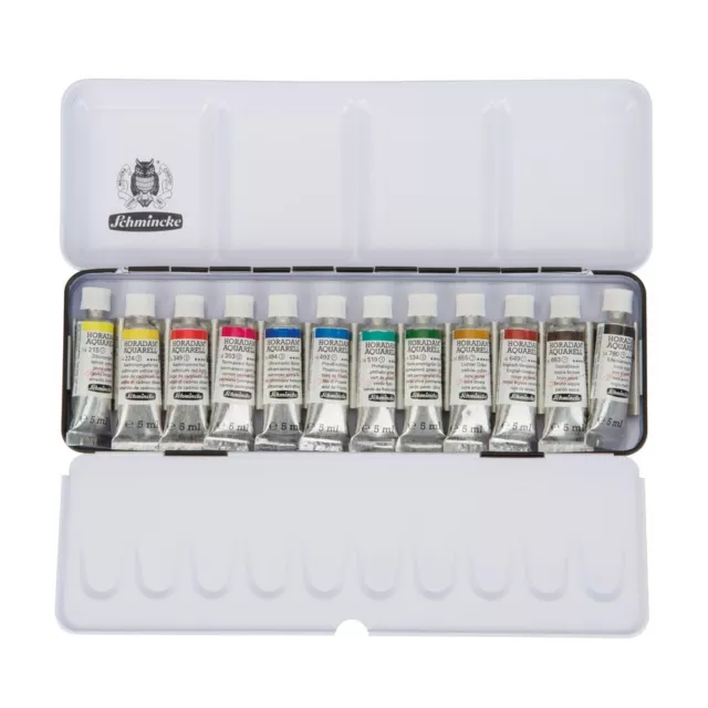 Schmincke Watercolour paint set of 12 Tube 5ml