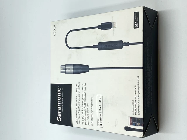 Saramonic LC-XLR XLR to Lightning - NEW