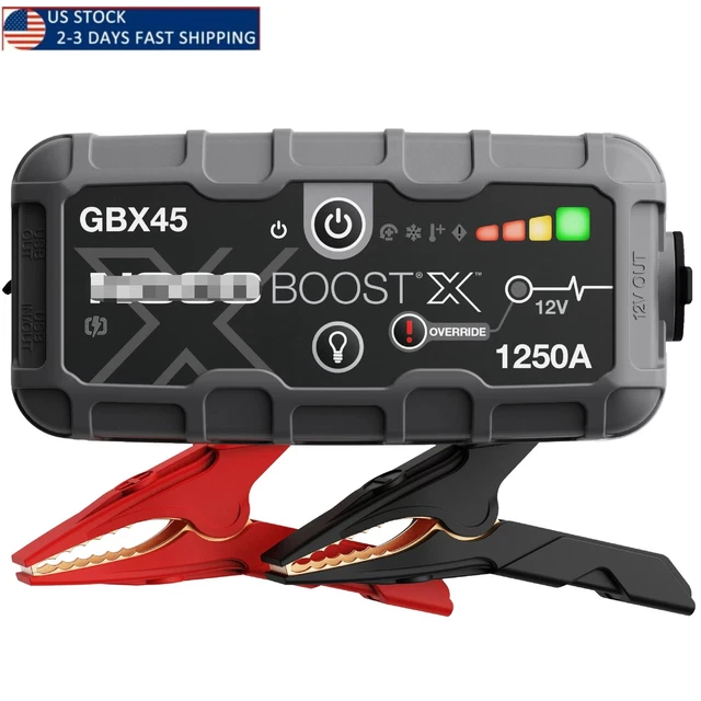 Boost X GBX45 1250A 12V UltraSafe Portable Lithium Jump Starter