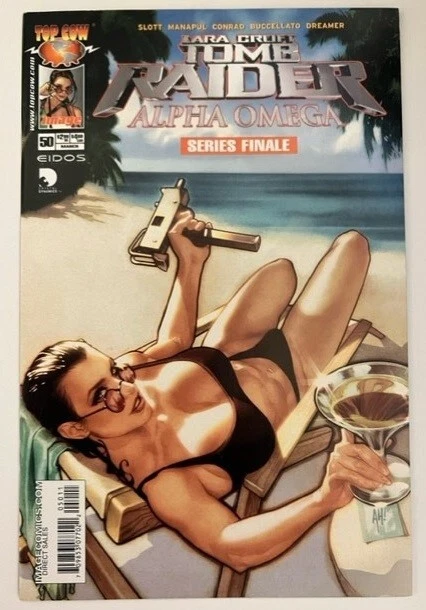 TOMB RAIDER #50 VF+ 8.5 Last Issue of Series Adam Hughes
