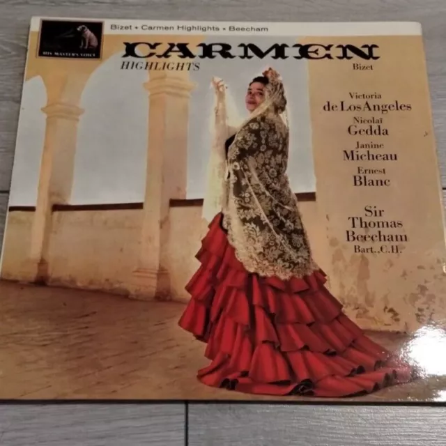 Bizet, Carmen Highlights - Beecham - Vinyl LP Album + Insert - HMV  ASD 590