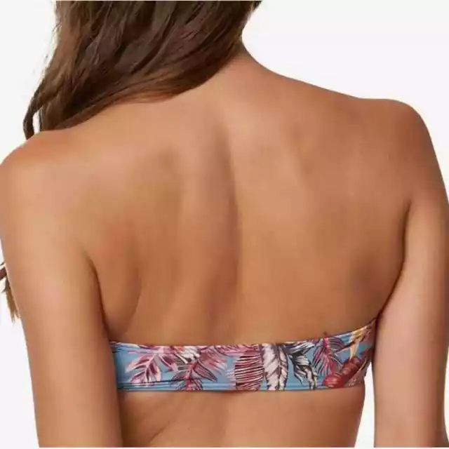 New O’Neill Women’s Santorini Bandeau Bikini Top Large 2