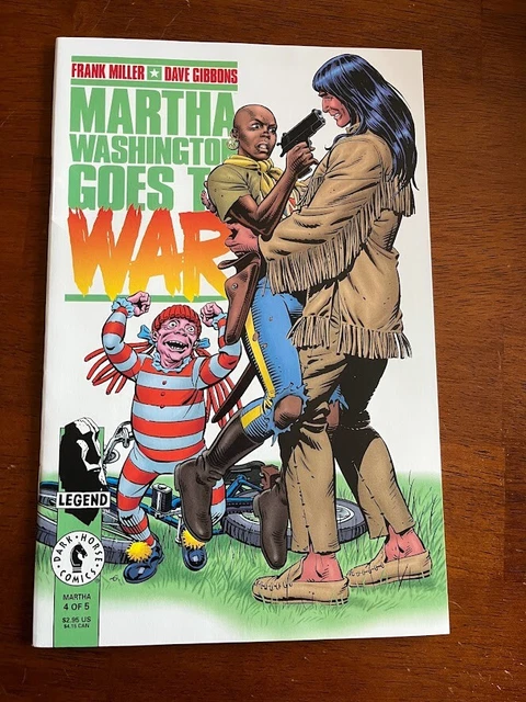 Martha Washington Goes To War # 4 Vf Dark Horse Comics 1994 Frank Miller