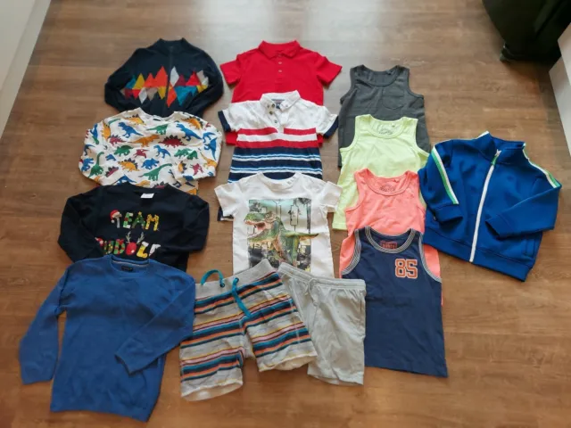 BOYS BUNDLE CLOTHES 14 ITEMS GREAT QUALITY! Age 4-5 years NEXT/H&M