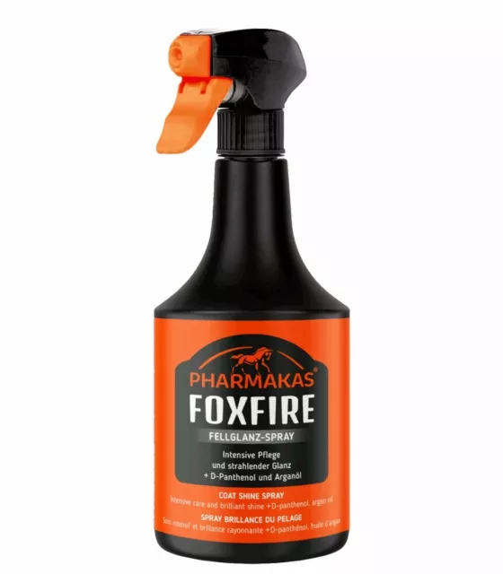 Foxfire Fellglanz Fellpflege Spray Mähne Schweif Pharmakas 500ml  (33,90EUR/L)