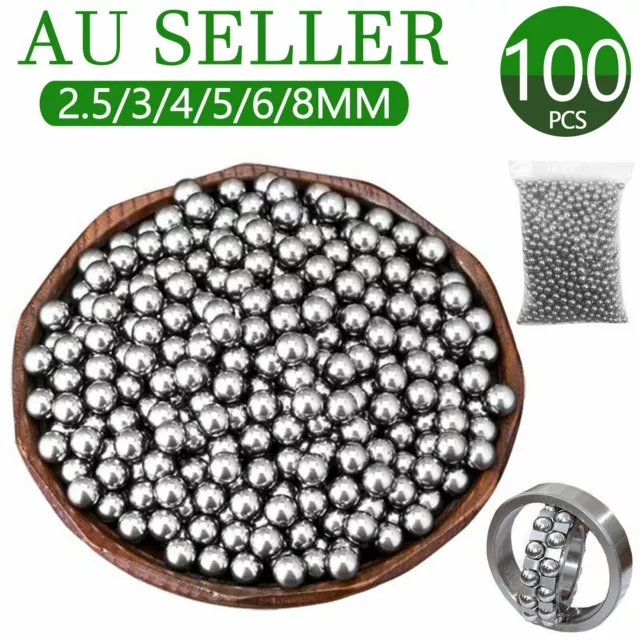 2.5mm 3mm 4mm 5mm 6mm 8mm Bike Bicycle Steel Ball Bearing Replacement Parts AU