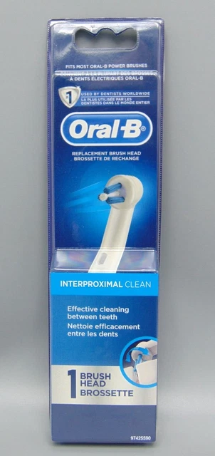 1 cabezal de cepillo Oral-B limpieza interproximal de repuesto 97425590 totalmente nuevo