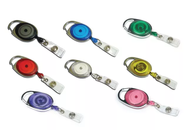 Premium YOYO Retractable ID Card Badge Reel Ski pass Door Pass Holder - FREEPOST