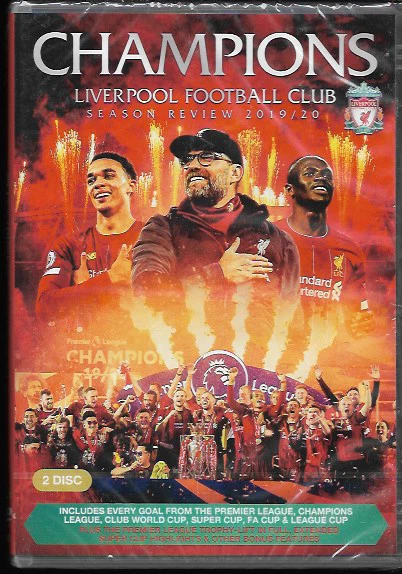 Champions Liverpool Football Club Season Review 2019/20 R0 Dvd 2-Disc New/Sealed