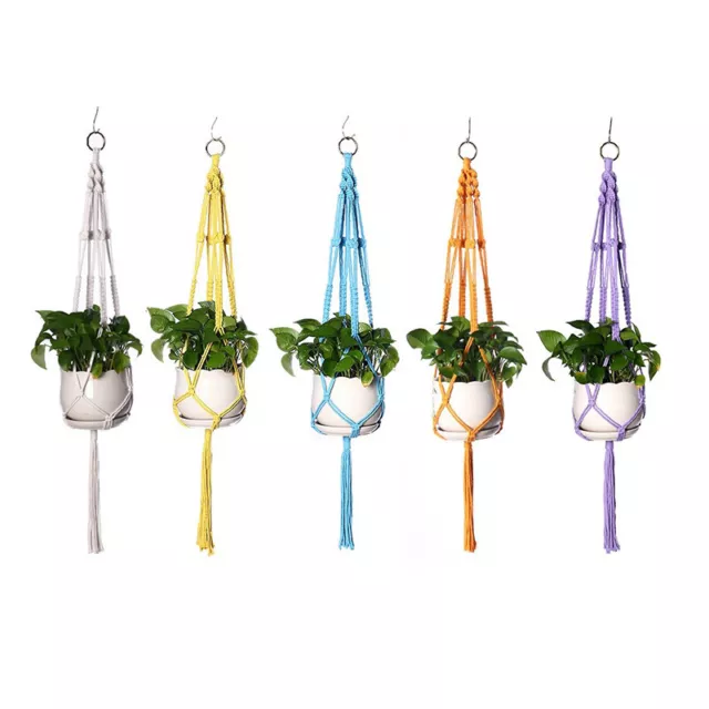 Feedee Macrame Plant Hangers Indoor Macrame Hanging Planter Indoor Plants Ind-DC