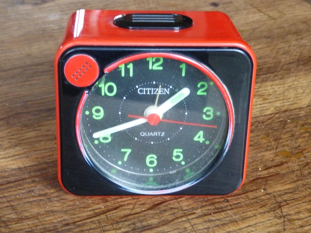 Cooja Vintage Retro Réveil de Voyage Silencieux sans Tic Tac