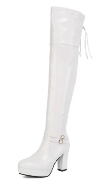 Women's High Heels Thigh High Boots Platforms Over The Knee Boots Shoes