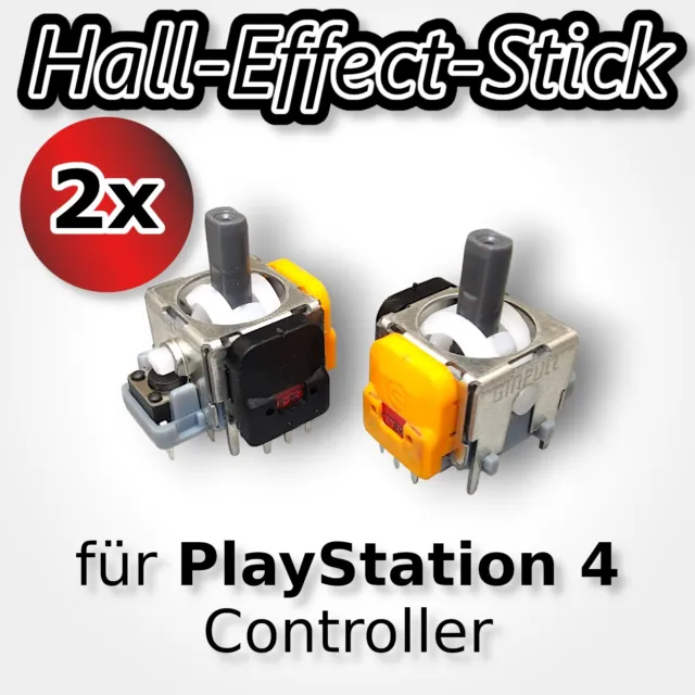 2x PS4 Hall Effect Stick Controller V3 Magnet Effekt Drift Fix für PlayStation 4