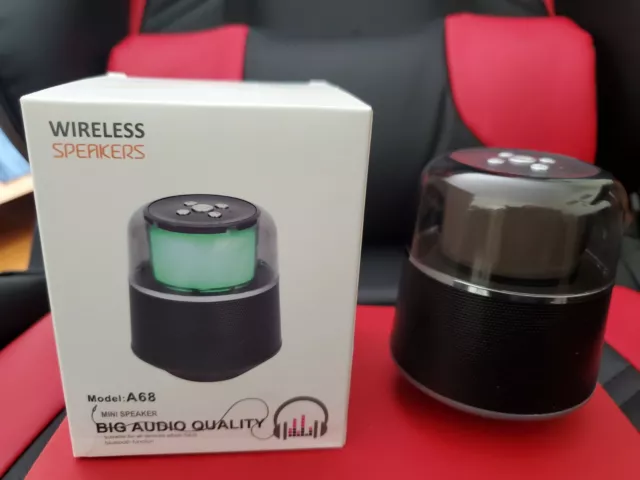 wireless speakers Bluetooth, mini speaker, TF Card, Led light, Line In Mode 