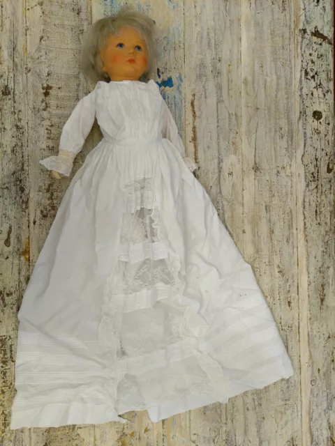 Käthe Kruse Puppe "Du Mein" mit Haaren ca. 50 cm