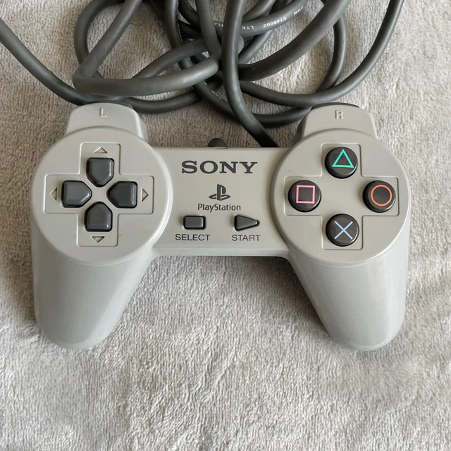 Official Sony PlayStation 1 PS1 Grey Controller SCPH-1080