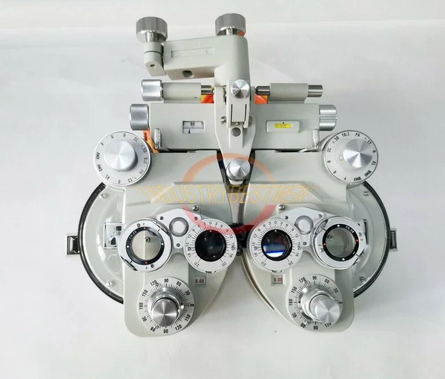1PC Minus Manual Phoropter Vision Tester Optometry Refractor Creamy White Color