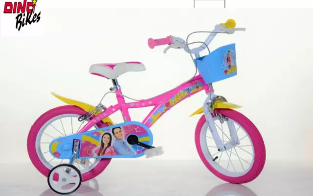 Bici Bicicletta Dino Bikes Me Contro Te 5 6 7 8 Anni Bimba Bambina- 16" -616-Mct